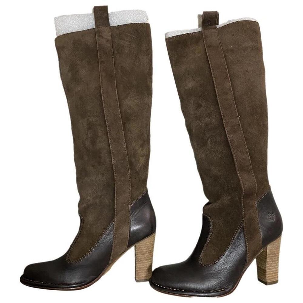 Frye Suede Brown Boot, sz 5.5